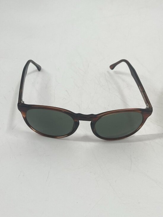 Island Company Amber Tortoise Oval Sunglasses Brown Lens Vintage Style Unisex